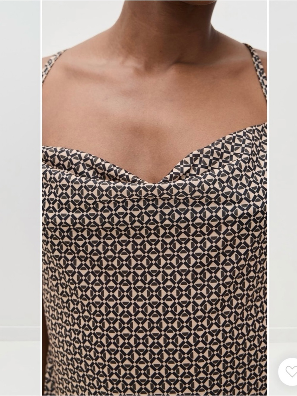 4th & Reckless Alani Slip Midi Dress in Brown Print UK size L, US M - Picture 8 of 10